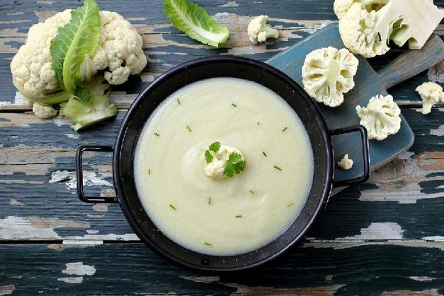 Крем-суп из цельной цветной капусты