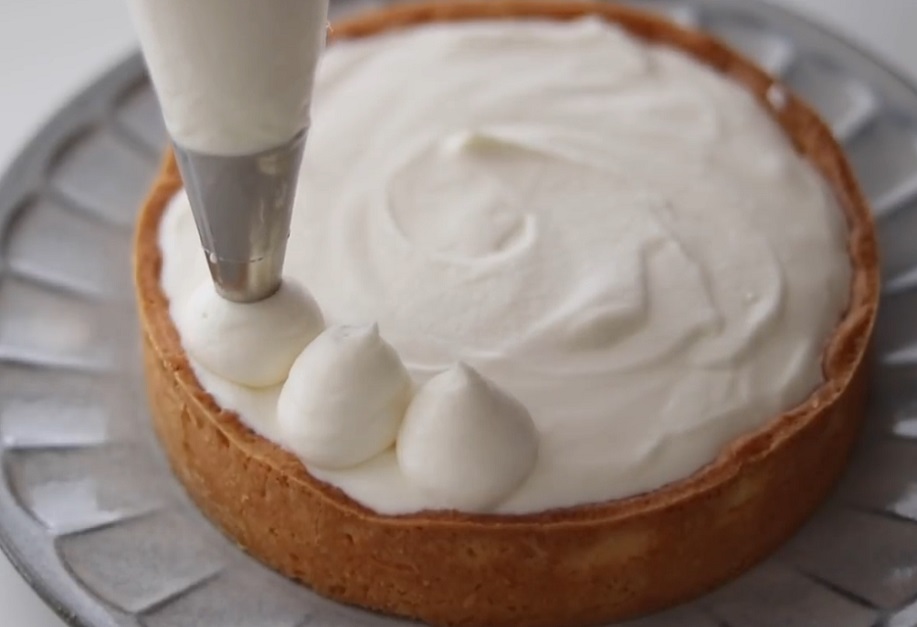 Песочный тарт с нежн кремом