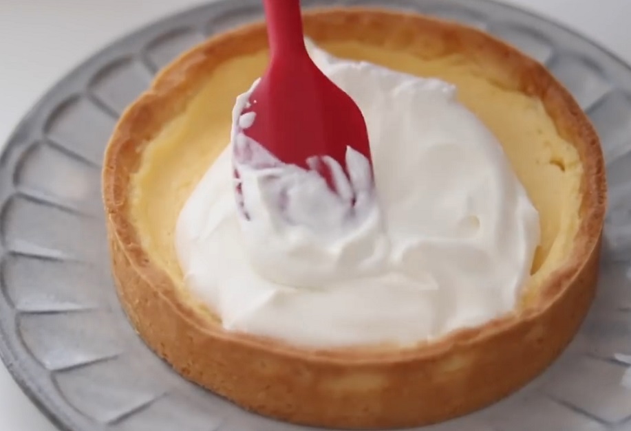 Песочный тарт с нежн кремом