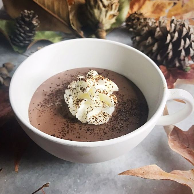 Шоколадный пудинг с тофу